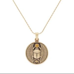 Alex and Ani Scarab Gold Necklace